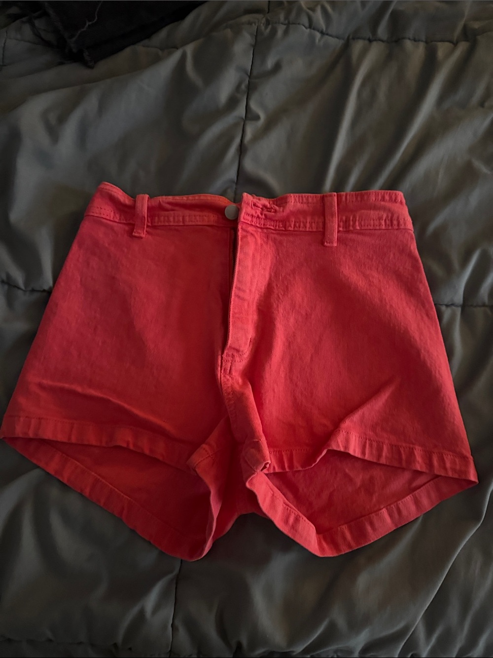 Universal Thread Bright Red High-Rise Jean Shorts